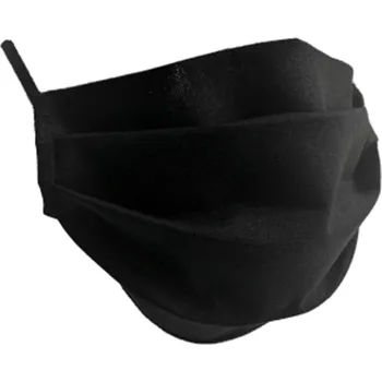 Pleťová maska Opakovaně použitelná bavlněná maska na obličej černá