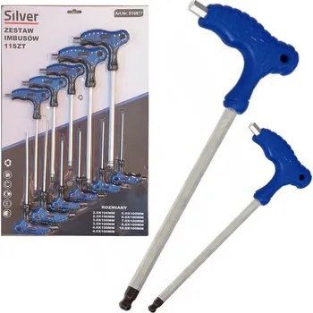 Šroubovák KLÍČE, KLADIVA, ŠROUBOVÁKY, ÚHLOVÉ ŠROUBOVÁKY, IMBUSOVÉ KLÍČE 11 KS T2 - T10 DLOUHÉ