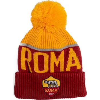 Zimní čelenka Kulich New Era - Medium Knit Sport Beanie AS Roma - Red / Gold velikost One Size (56-59 cm)