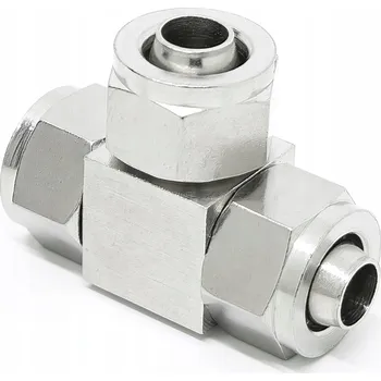 Šroubovací rychlospojka t-rozdělovač pro hadici 12/9mm SS304