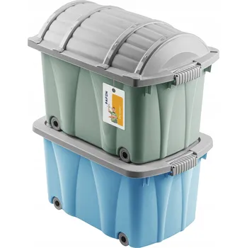 Úložný box Sada 2 barevných boxů/úložných boxů na hračky ZES5