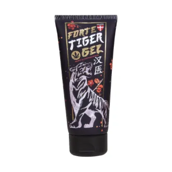 Masážní přípravek PALACIO Tiger - Tygří masážní gel Forte s konopím, 175 ml