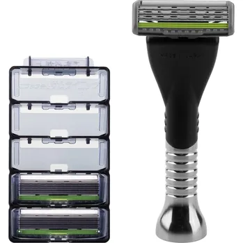 Holicí strojek s vyměnitelnými čepelkami Feather Butler PF-BT, 3 náhradní čepelky