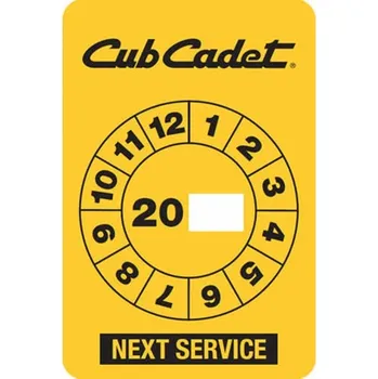 Nálepka servis Cub Cadet