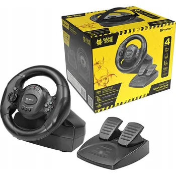 Gamepad Volant 4 v 1 PC/PS3/PS4/Xone Tracer Rayder Kabel USB - microUSB typ B Maclean 1 m