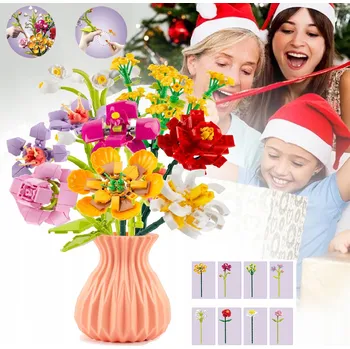 Obraz Sada pro vlastní výrobu umělých květin, Kolekce rostlin