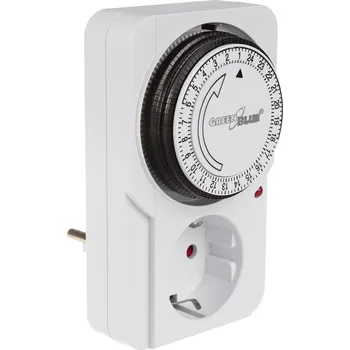 Spínací hodiny Mechanický časový spínač GreenBlue, 48 programů, max. zatížení 16 A, IP20, GB360 F