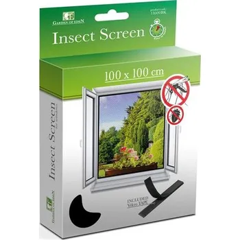 Síť proti hmyzu Síť proti hmyzu na okno GARDEN OF EDEN 11600BK 100x100cm černá
