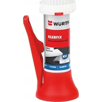 Průmyslové lepidlo Kyanoakrylátové lepidlo Wurth 30 ml