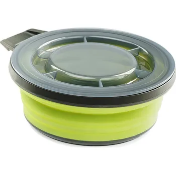 Kempingové nádobí GSI ESCAPE Bowl+Lid 650ml green s víkem