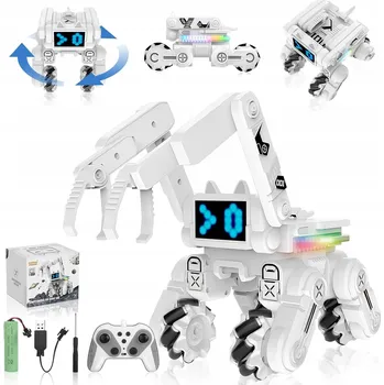 RC model auta RC Robot Pes LED dálkově ovládaný 4x4 vypráví pohádky světla