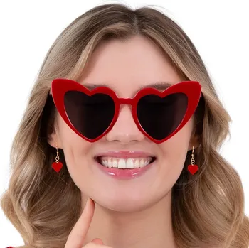 Sluneční brýle Brýle červená srdce