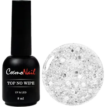 Lak na nehty COSMONAIL Top Matt Glitter 1 - Siberian Glitter, 8 ml