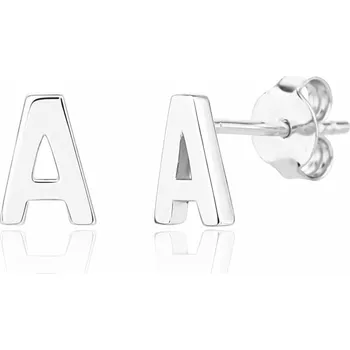 Náušnice Bealio BEALIO 13972 Stříbrné náušnice PÍSMENO A 03-13972-4075