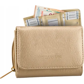 Peněženka 4U Cavaldi peněženka eko kůže zlatá - dámská