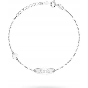 Náramek STŘÍBRNÝ NÁRAMEK ryzost 925 s Kroužkem + GRAVÍROVÁNÍ