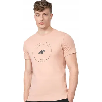 Pánské tričko 4F pánské tričko L22 TSM029 Lososová 64S M