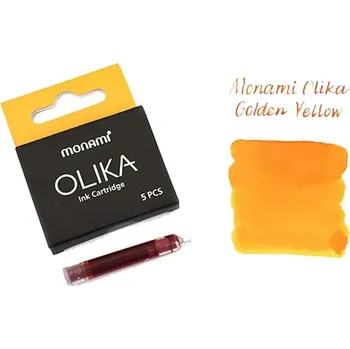 Kancelář Inkoustové bombičky pro plnící pera Golden Yellow MONAMI