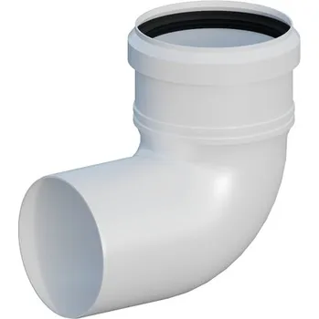 Kouřovod Koleno SYSTEM RICOM PP / 10080B 80 mm RICOM GAS (Plynové koleno)