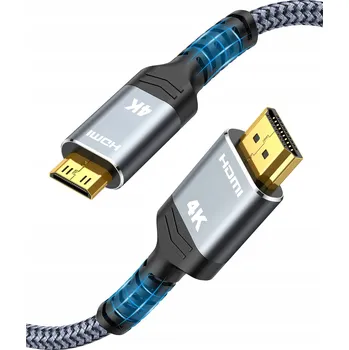 Video kabel Snowkids Pozlacený kabel Mini HDMI na HDMI - mini HDMI 1,8 m