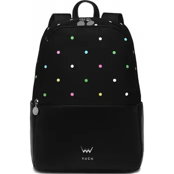 Městský batoh Trendový dámský kombinovaný batoh VUCH Zane Dotty, černý