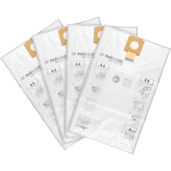 Sáček do vysavače PARKSIDE PERFORMANCE® Filtrační sáčky z netkané textilie PPVFT 30 A1, 4 kusy