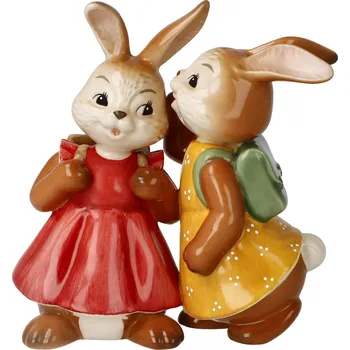 Velikonoční dekorace Goebel Figurka zajíčka, zaječí holčička, tajemství - Velikonoce