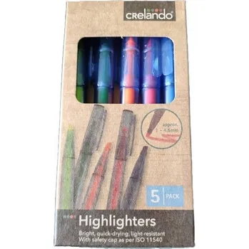 Ks 5 fixy Zvýrazňovač CRELANDO