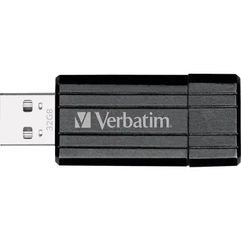 USB flash disk Verbatim Pin Stripe USB flash disk 32 GB černá 49064 USB 2.0