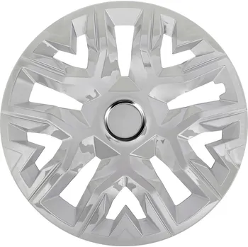 Poklice na kolo Univerzální kryty nábojů 14'' NRM Perfecto stříbrně lakované 4 kusy