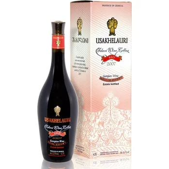 Červené polosladké víno Usakhelauri 0,75l Marani