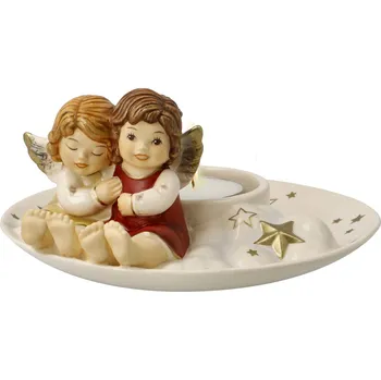 Vánoční svícen Goebel Svícen Večerní odpočinek - Nebeští poslové Vánoce