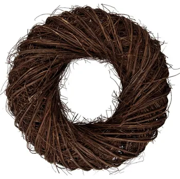 Věnec Hnědý ratanový věnec Riet IV XL – 50x13 cm