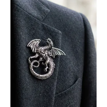 Souprava šperků B-TOP Výrazná dračí brož ve vintage stylu