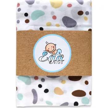 Zavinovačka Ega Kids Mušelínová zavinovačka 120x120cm - Barevná