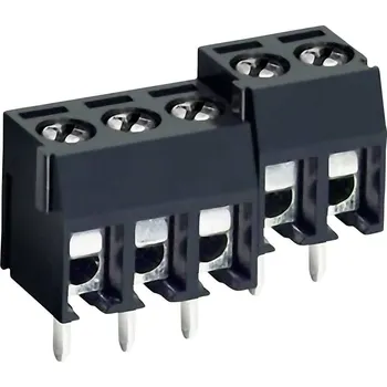 DECA 1192188 šroubová svorkovnice 1.31 mm² Pólů 2 černá 1 ks