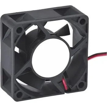 Měnič napětí Axiální ventilátor DC, 60 x 60 x 25mm, průtok vzduchu: 1.1m³/min 1.44W 24 V DC Čtvercový