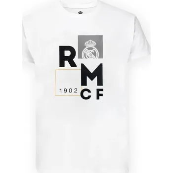 Pánské tričko Tričko Real Madrid – RMCF 1902 White Velikost: XXL