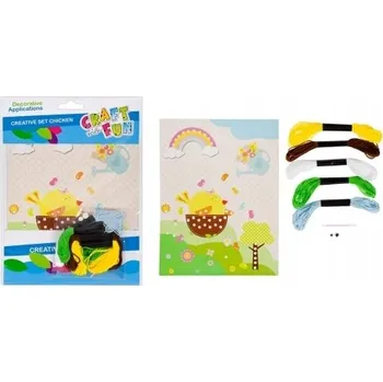 kreativní sada Craft with Fun KREATIVNÍ VELIKONOČNÍ SADA - KUŘÁTKO CRAFT WITH FUN 445963