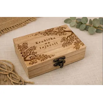 Dárková krabička na dárky a tajnosti Velikost: 12,5x7x5cm