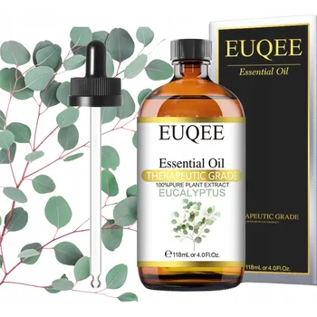 Vůně do bytu EUQEE Eukalyptus 118 ml – Přírodní esenciální olej pro osvěžení a čištění