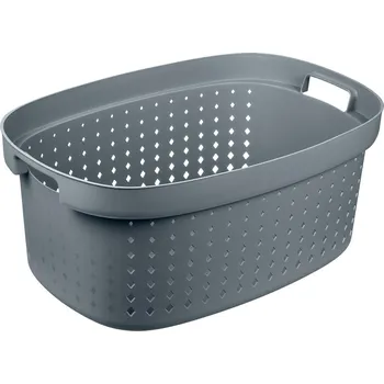 Koš na prádlo Koš na prádlo 42 l Team Plast Seoul šedý - praktická řešení a jedinečný design