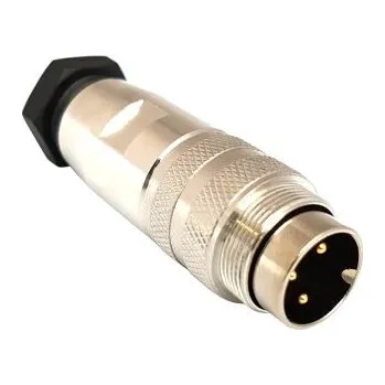 Elektrický konektor Bulgin Kulatý konektor, Montáž na panel, počet kontaktů: 6, Zástrčka, pohlaví kontaktu: Samec, IP67