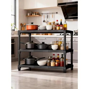 police Třípatrová kuchyňská police - multifunkční organizér