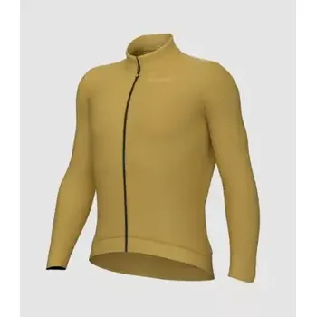 cyklistický dres Alé PR-E Follow Me 2.0 pánský zateplený dres dlouhý rukáv Kashmir Yellow vel. M