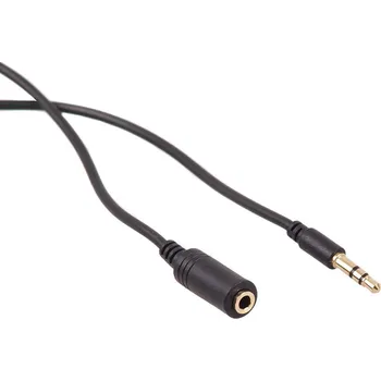 Audio kabel Prodlužovácí kabel jack 3,5mm stereo 2m černý Maclean MCTV-819