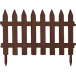 Zahradní plot Prosperplast Garden Classic IPLSU-R222 - hnědý