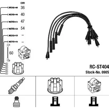 Zapalovací kabel Sada kabelů pro zapalování NGK 0905