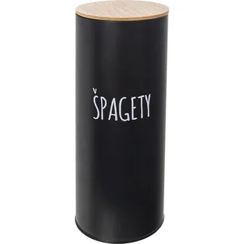 Dóza na potraviny Dóza ORION Black Špagety 11cm