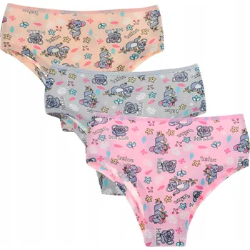 Dívčí spodní prádlo DÍVČÍ KALHOTKY Hipster Střih s Koalami MORAJ 3 ks Velikost 128-134